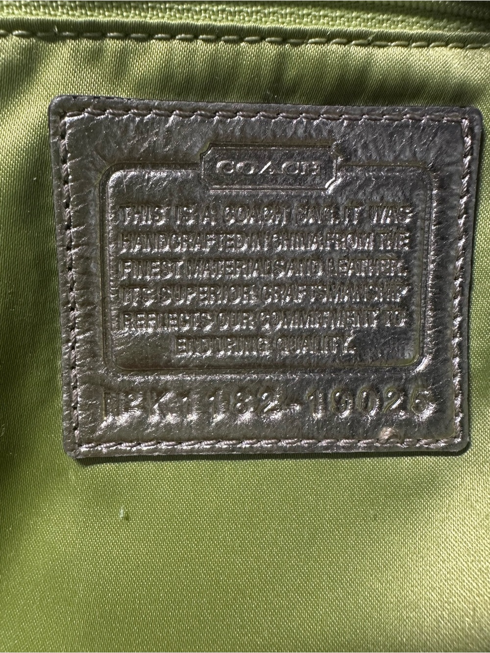 Coach Poppy Legacy Striped Sequined Hippie Purse - Picture 3 of 16